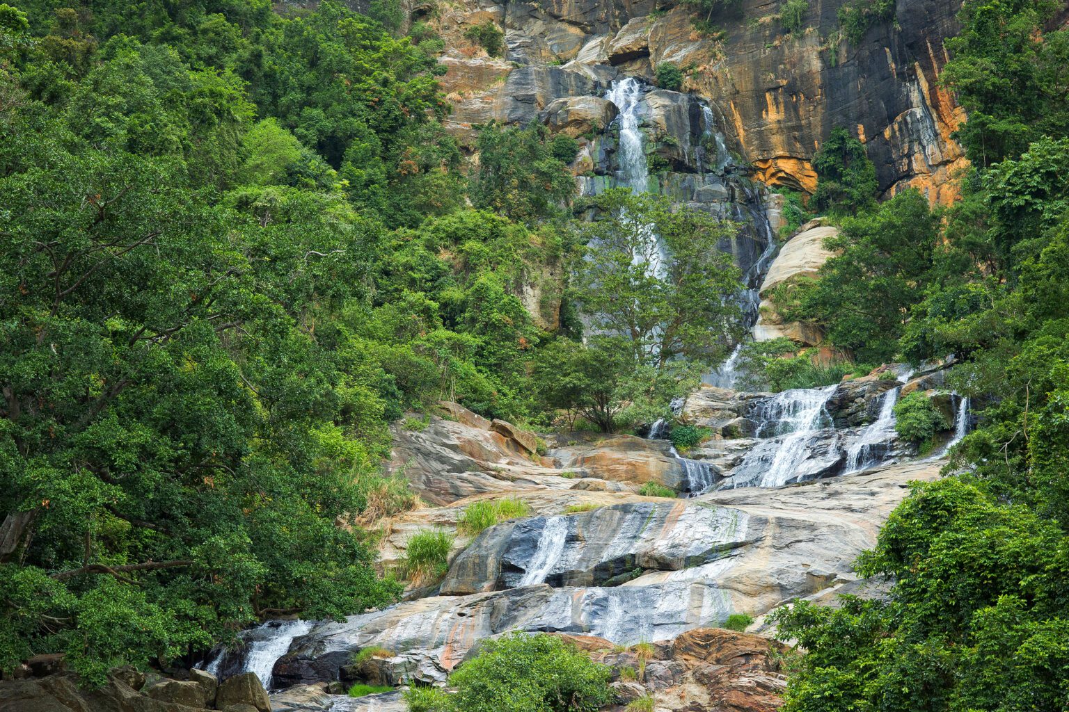 Ravana Falls in Sri Lanka - solo holiday to Sri Lanka